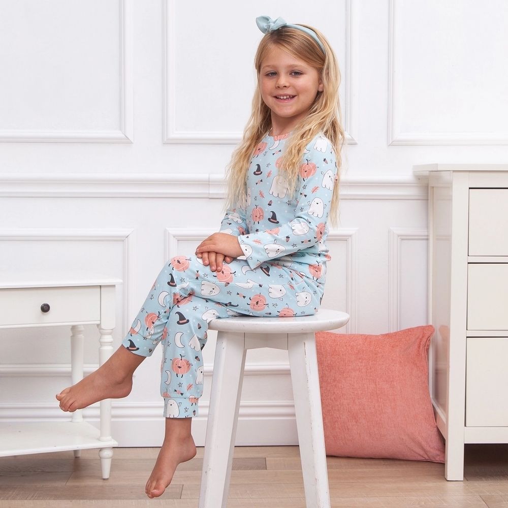 Tesa Babe Boutique Toddler Halloween Hocus Pocus Bamboo Cotton Pajama Set Item image 2