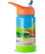 EcoVessel Insulated Water Bottle Kids Tumbler  36 Hrs Cold Travel Drinki... - $29.69