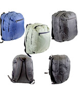School Backpacks Book Bags Hiking Bag Blue Green Camping Day-Tripping Zi... - £9.40 GBP