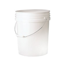 Leaktite 5 Gallon Plastic Bucket White Each - £15.77 GBP