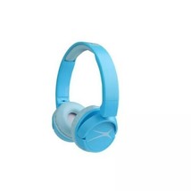 Altec Lansing 2-in-1 Bluetooth &amp; Wired Kid-Safe Headphones Kid Safe Volume Blue - £19.77 GBP