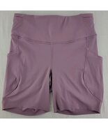 Lululemon Shorts Womens 6 Mauve Fast Free Biker Run Train Gym 6&quot; LW7CPPS... - $602.39 MXN