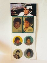 Puffy Stickers Vtg 1980s Ephemera Memorabilia SEALED Michael Jackson Thriller - £23.61 GBP