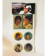 Puffy Stickers Vtg 1980s Ephemera Memorabilia SEALED Michael Jackson Thr... - £23.32 GBP