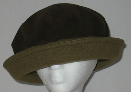 Womens M La Belle 100% Recycled Polyester Green Fall Winter Fashion Hat - £7.00 GBP