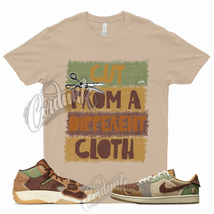CUT T Shirt for 1 Low OG Zion Williamson Voodoo Flax Sesame Brown Green Fossil 2 - £18.44 GBP+