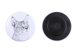 Magnet with a cat-  Chausie - $3.79