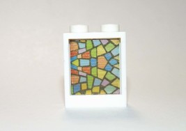 Building Block Small Window Stained Glass V2 Construction piece Minifigure US To - £3.35 GBP