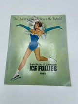 Vintage Skating 1969 Shipstads &amp; Johnson Ice Follies Program Peggy Fleming Color - £11.00 GBP