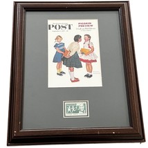 Dental Health Postage Stamp Art Framed Dentist Gift - £48.10 GBP