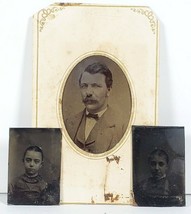 Tintype Thomas Lamar Wood, Hillyard Family Winchester Baltimore Hagerstown WD13 - £15.99 GBP