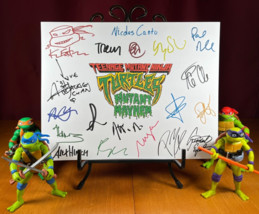 Teenage Mutant Ninja Turtles: Mutant Mayhem Title Card Signed Autograph Reprints - £9.58 GBP