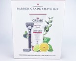 Cremo Barber Grade Shave Kit 1 Tortoise Handle Razor Refill Shave Cream ... - $24.14