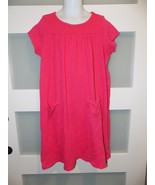 Crewcuts Bright Pink SS Knit Dress W/Pockets Size 8 Girl&#39;s - €15,49 EUR