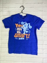Blue&#39;s Clues and You Blue Smart Short Sleeve Tee T-Shirt Top Kids Boys G... - $14.85
