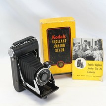 Kodak Vigilant Junior Six-20 Folding Camera Original Box &amp; Instructions  - £117.47 GBP