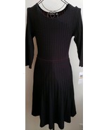 Nina Leonard ~ Women&#39;s Size Small ~ Black &amp; Wine ~ Long Sleeve ~ Rayon D... - $712.01 MXN