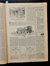 1896 Feb Antique Ladies Home Journal Ralph Adams Cram $5,000 Colonial House Plan - £37.15 GBP