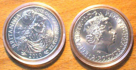 2010  Uncirculated Silver BRITANNIA - 1 Oz. Silver Coin &amp; Capsule - $69.95