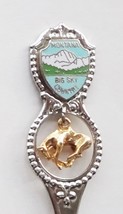 Collector Souvenir Spoon USA Montana Big Sky Country Emblem Horse Charm Map Bowl - £3.18 GBP