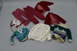 Ken Doll Clothing Lot Blazers Knit Sweaters Pants Belts VTG 70s 90s Untagged - £26.74 GBP