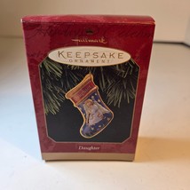 Hallmark Keepsake Ornament Daughter Stocking Pressed Tin 1997 - $11.99