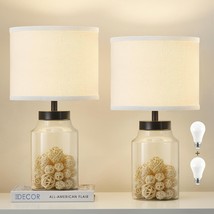 GyroVu Fillable Table Lamp, Table Lamp with Clear Glass Fillable Modern Table La - £81.52 GBP
