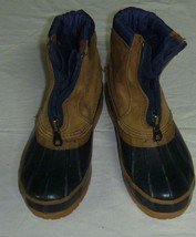 Men&#39;s G.H. Bass Co. Waterproof Snow Boots Shoes Size 6 Color Blue Khaki Tan - £19.47 GBP