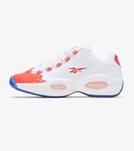 Reebok Junior&#39;s Iverson Question Low &#39;Vivid Orange&#39; Basketball Shoe FY23... - $61.18