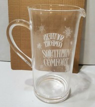 Southern Comfort Plastic Pitcher 32 oz Precisioncraft Barware Snowflakes 9&#39;&#39; - £11.64 GBP