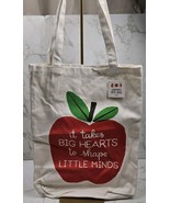 Canvas Apple Design Teacher Tote - €2,53 EUR