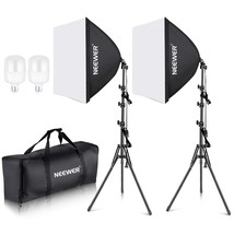 NEEWER 700W Equivalent Softbox Lighting Kit, 2Pack UL Certified 5700K LE... - $175.99