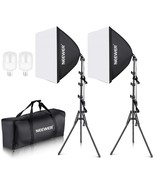 NEEWER 700W Equivalent Softbox Lighting Kit, 2Pack UL Certified 5700K LE... - £139.04 GBP