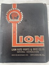 1940&#39;s - 1950&#39;s Vintage Lion Auto Parts Dealer Catalog Michigan Chicago Il - £39.56 GBP