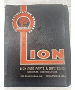 1940&#39;s - 1950&#39;s Vintage Lion Auto Parts Dealer Catalog MICHIGAN CHICAGO IL - £38.94 GBP