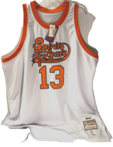 Moses Malone #13 Spirits St. Louis 1975-76 ABA White New Orange Jersey 54 Tag - £149.86 GBP