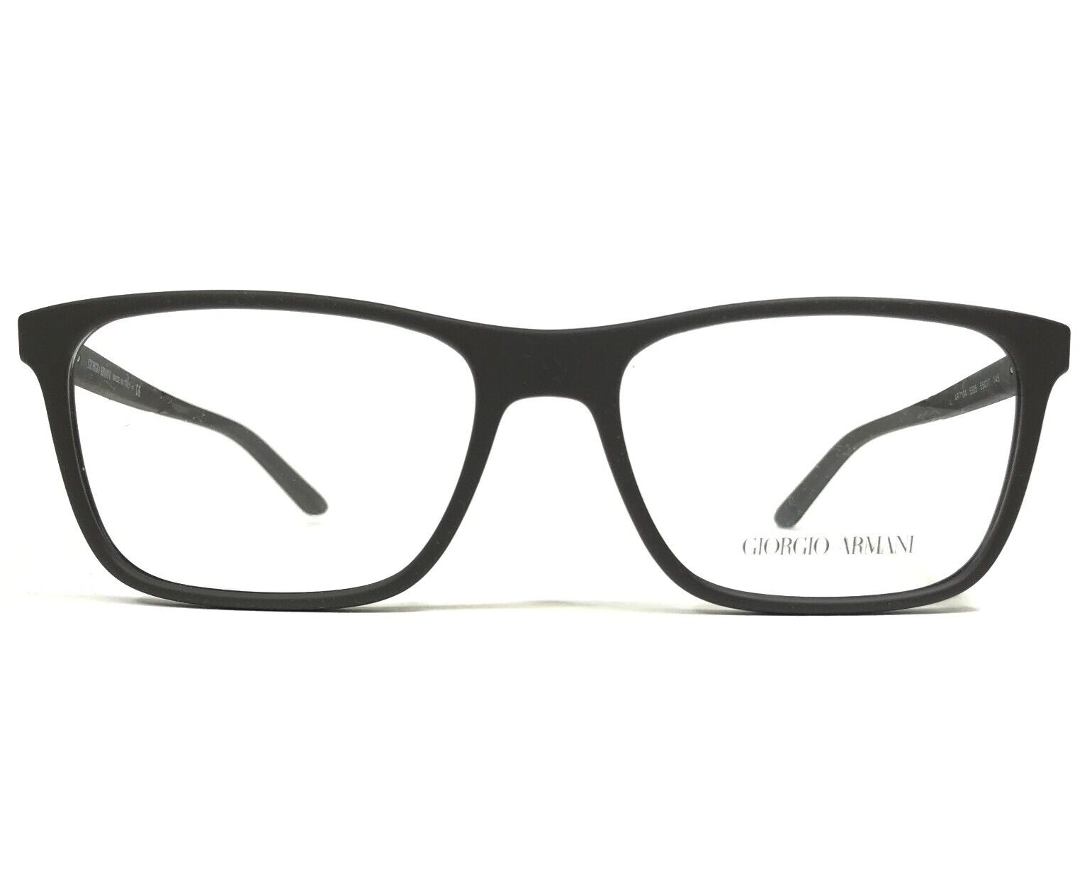 Giorgio Armani Eyeglasses Frames AR7104 5305 Matte Black Rectangular 55 ...