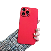 Anymob iPhone Case Red Colorful Ultra Thin Matte Hard Frosted Shockproof Phone  - £19.81 GBP