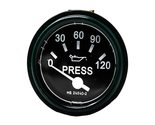 Oil Pressure Gauge 120 PSI, for Military Dashboard, Green Housing, Compa... - $67.67 CAD