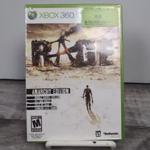 Rage: Anarchy Edition Microsoft Xbox 360, 2011 3 Disc Complete - $8.57