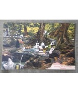 Panama Women Men Washing Clothes in River Taboga - $19.79