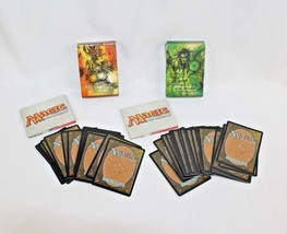 Magic The Gathering 2009 Green AND Red Planeswalker Starter Decks - VGC CIB - £19.85 GBP