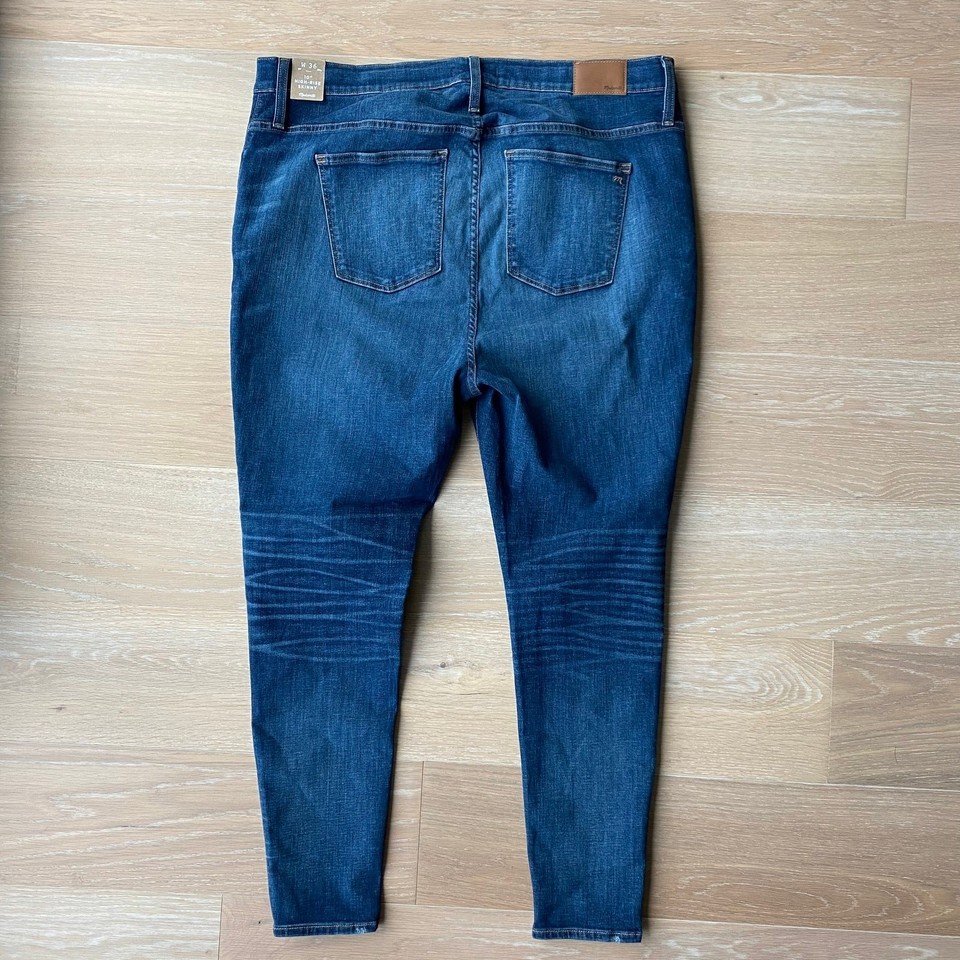 Madewell Women's High-Rise Skinny Jeans Adjustable Edition sz 36 NEW Item image 2