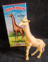 MARX ANIMAL KINGDOM FIGURE GIRAFFE VINTAGE 1960&#39;s IN ORIGINAL BOX - $180.60 MXN