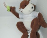 Cracker Barrel plush monkey w/ butterfly musical crib hanging pull toy B... - $12.86