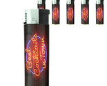 Vintage Bar Signs D1 Lighters Set of 5 Electronic Refillable Butane - $15.79