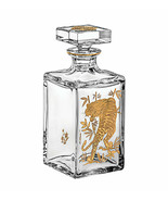 VISTA ALEGRE - Golden Tiger - Whisky Decanter - Handmade Crystal - £316.02 GBP