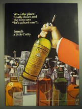 1974 Cutty Sark Scotch Ad - When the place finally closes and the boss says - £14.81 GBP