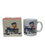 Vintage 1994 Ez Rider Betty Boop Motorcycle 12 Oz Mug Coffee Tea Cup Dak... - $12.60