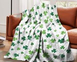 Shamrock St. Patrick&#39;S Day Throw Blanket, 40 X 50 Inches, By, And Lightw... - $35.94